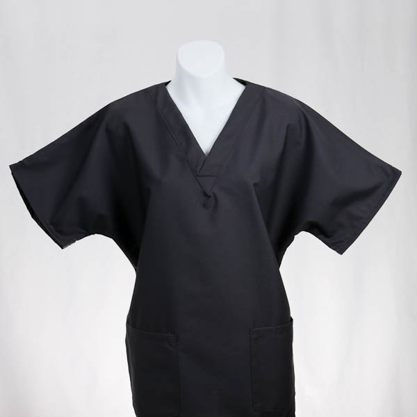 CHARCOAL GRAY VNeck Scrub Top 4x 4XL 4XLARGE Nursing Scrubs NEW