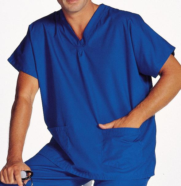 Printed Scrub Top